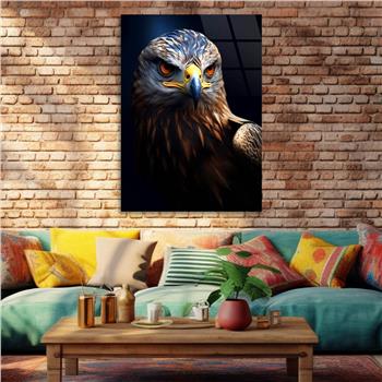 Dikey Doğa Temalı Cam Tablo 236