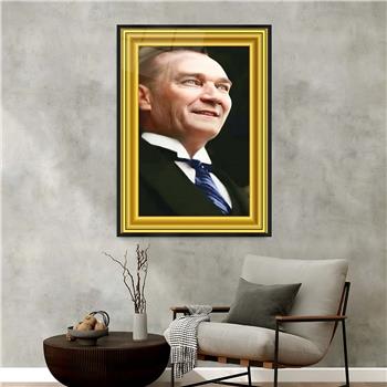 Tableau en verre  à thème national avec cadre en aluminium 106