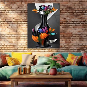 Thema Natur auf bedrucktem Glas