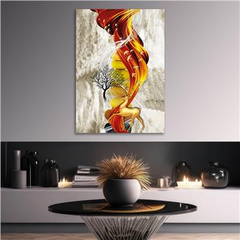 Kunst Thema auf bedrucktem Glas