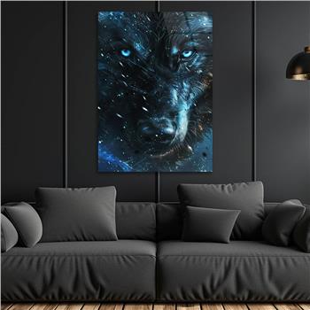 Dikey Doğa Temalı Cam Tablo 443