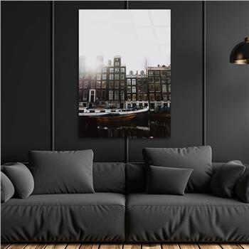 Kunst Thema auf bedrucktem Glas