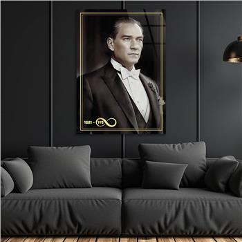 Dikey VatanTemalı Cam Tablo 259