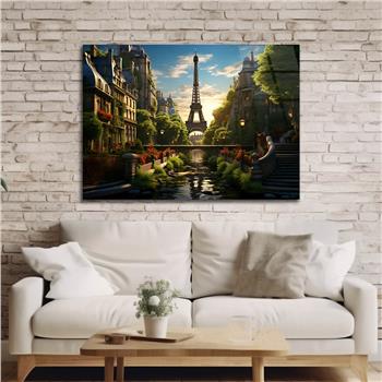 Yatay DoğaTemalı Cam Tablo 423