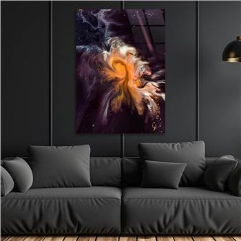 Kunst Thema auf bedrucktem Glas