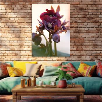 Thema Natur auf bedrucktem Glas