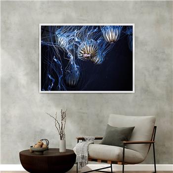 bedrucktes Glas mit Aluminiumrahmen und Kunst Themen 