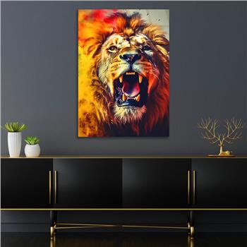 Dikey Doğa Temalı Cam Tablo 291