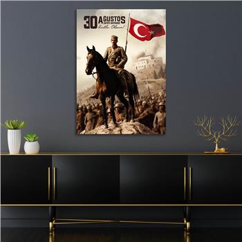 Dikey VatanTemalı Cam Tablo 155