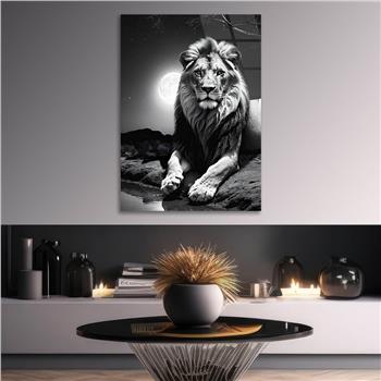 Dikey Doğa Temalı Cam Tablo 347