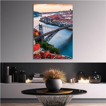 Dikey Doğa Temalı Cam Tablo 252