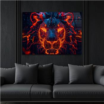 Yatay Doğa Temalı Cam Tablo 521