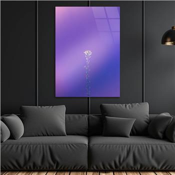 Kunst Thema auf bedrucktem Glas