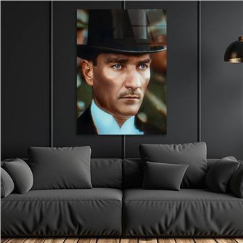 Dikey VatanTemalı Cam Tablo 255