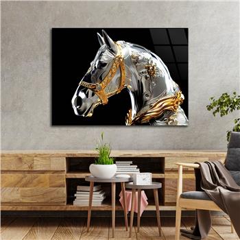 Horizontal Art-Themed Tempered Glass Wall Art 362