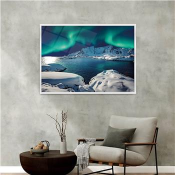 Aluminium Omlijste Natuur Thema Geharde Glasschilderij 153