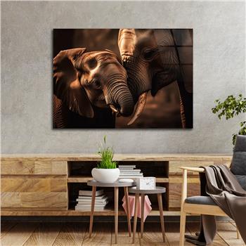 Yatay Doğa Temalı Cam Tablo 558