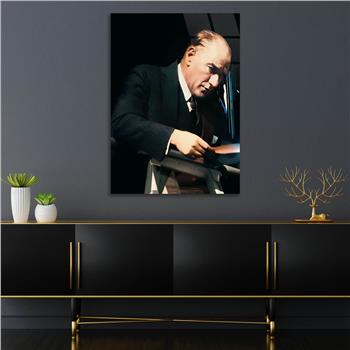 Dikey VatanTemalı Cam Tablo 214