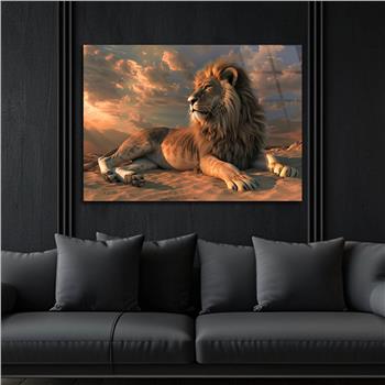 Yatay Doğa Temalı Cam Tablo 477