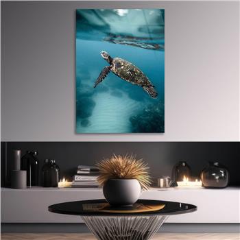 Kunst Thema auf bedrucktem Glas