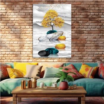 Kunst Thema auf bedrucktem Glas