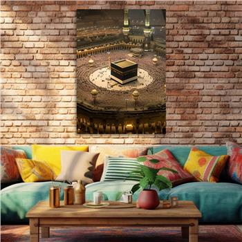 Dikey Dini Temalı Cam Tablo 240