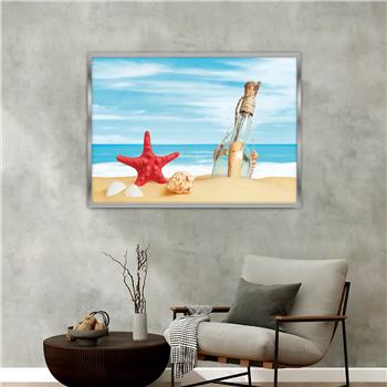 Aluminium Omlijste Kunst Thema Geharde Glasschilderij 049