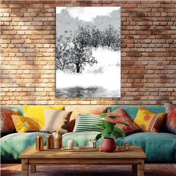 Kunst Thema auf bedrucktem Glas