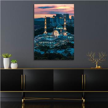 Dikey Dini Temalı Cam Tablo 260