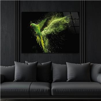 Thema Natur auf bedrucktem Glas