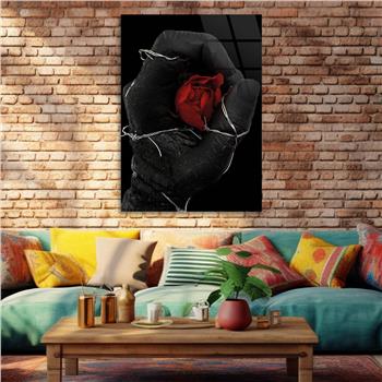 Thema Natur auf bedrucktem Glas