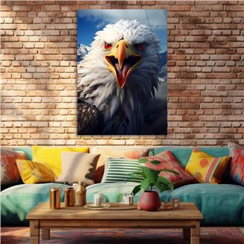 Dikey Doğa Temalı Cam Tablo 234