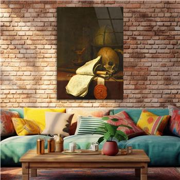 Kunst Thema auf bedrucktem Glas