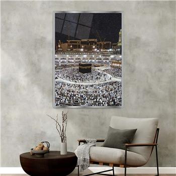 Alüminyum Çerçeveli Dini Temalı Cam Tablo 025