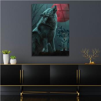 Dikey Vatan Temalı Cam Tablo 314