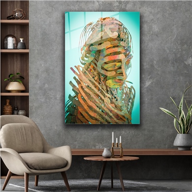 SANAT TEMALI CAM TABLO