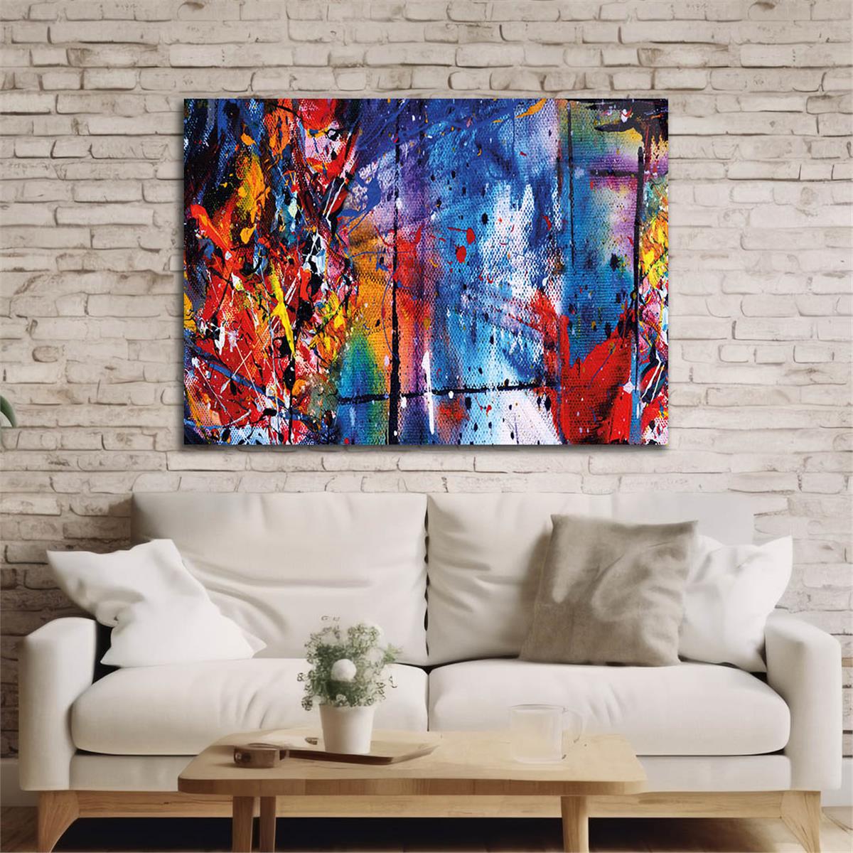 Horizontal Art-Themed Tempered Glass Wall Art 299