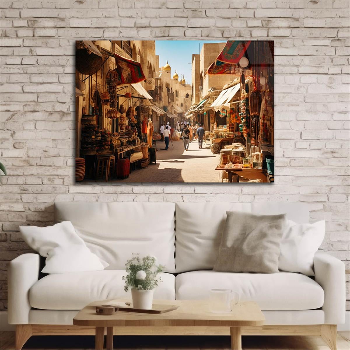 Yatay DoğaTemalı Cam Tablo 411