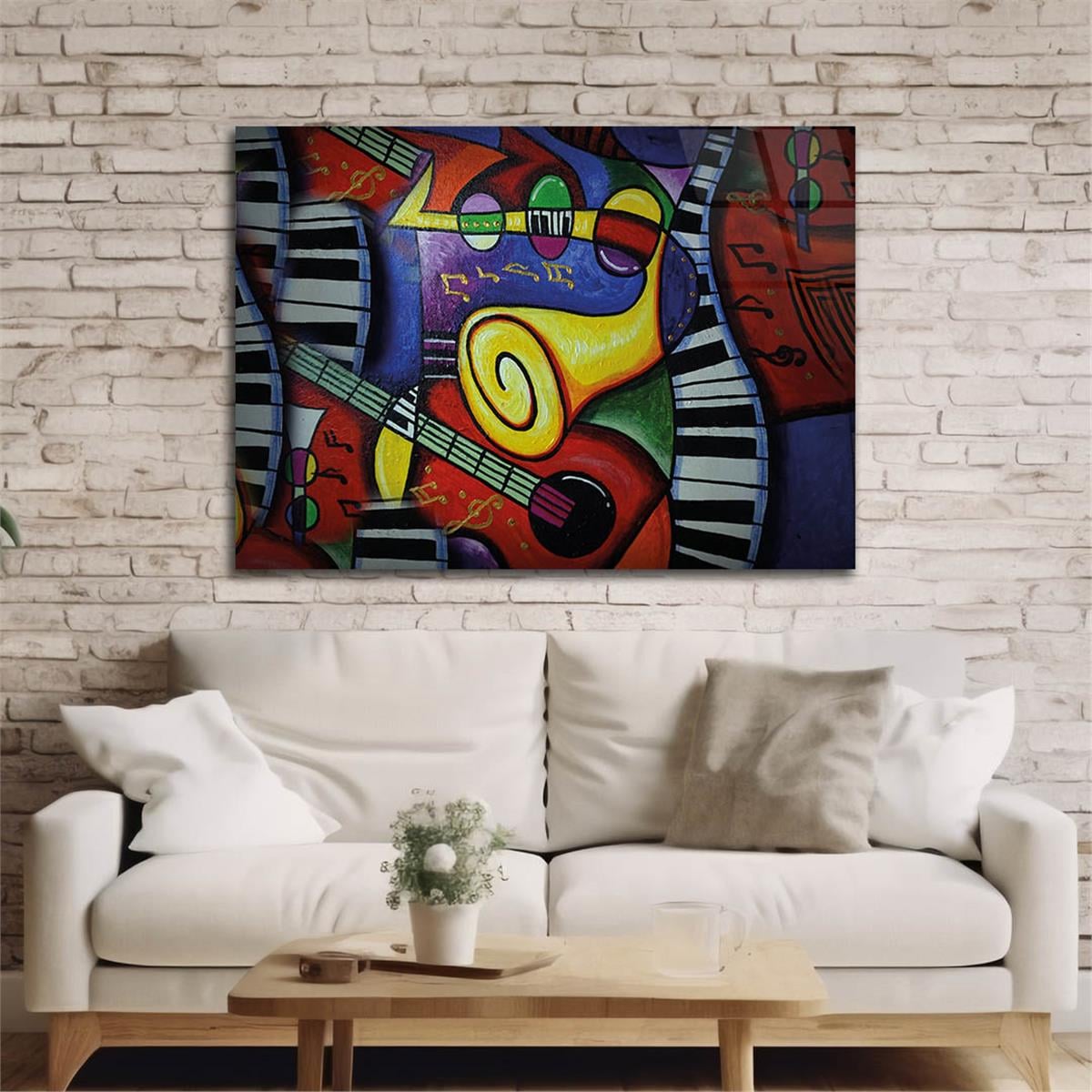 Tempered Glasss Wall Arts Art-Themed