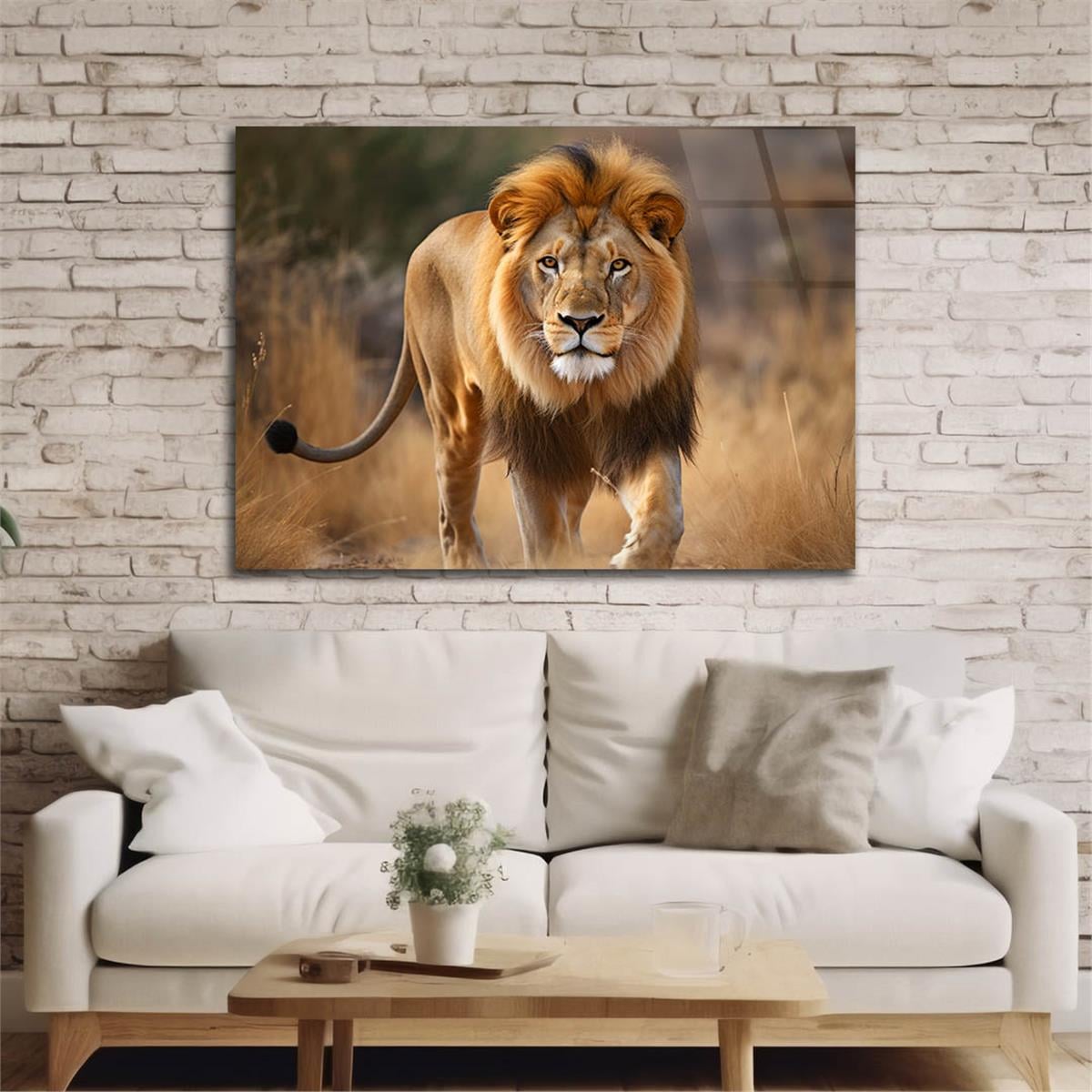 Yatay Doğa Temalı Cam Tablo 437