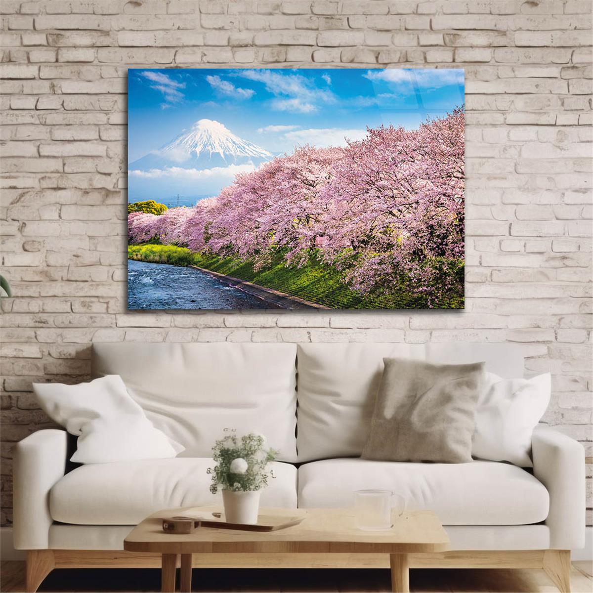 Tempered Glasss Wall Arts Natured-Themed