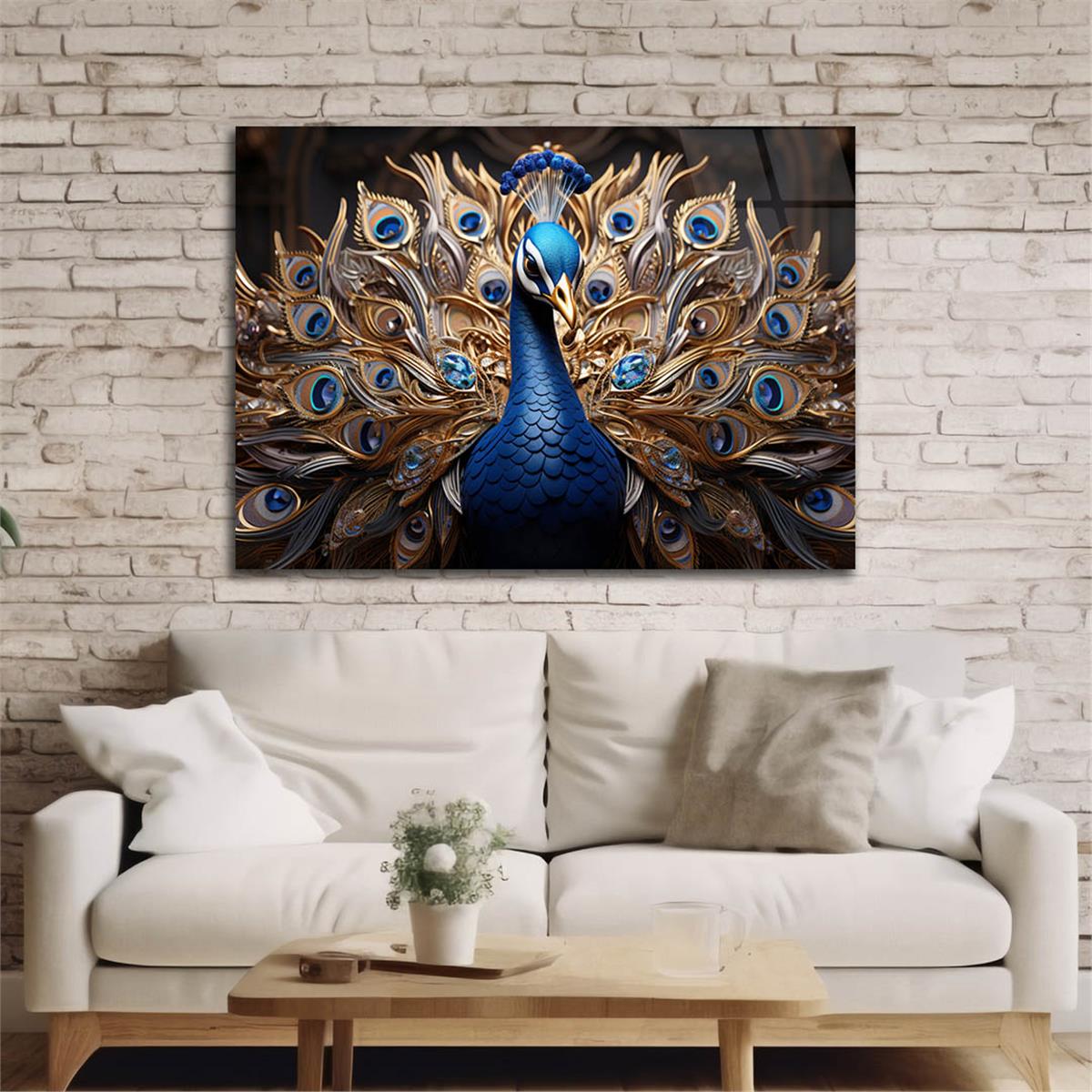 Yatay Doğa Temalı Cam Tablo 582