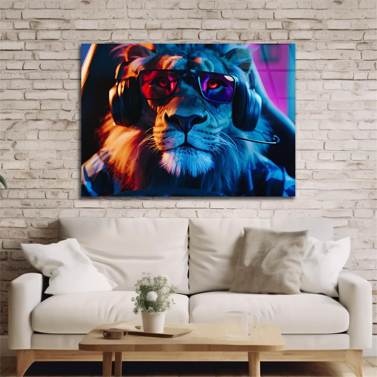 Yatay Doğa Temalı Cam Tablo 467