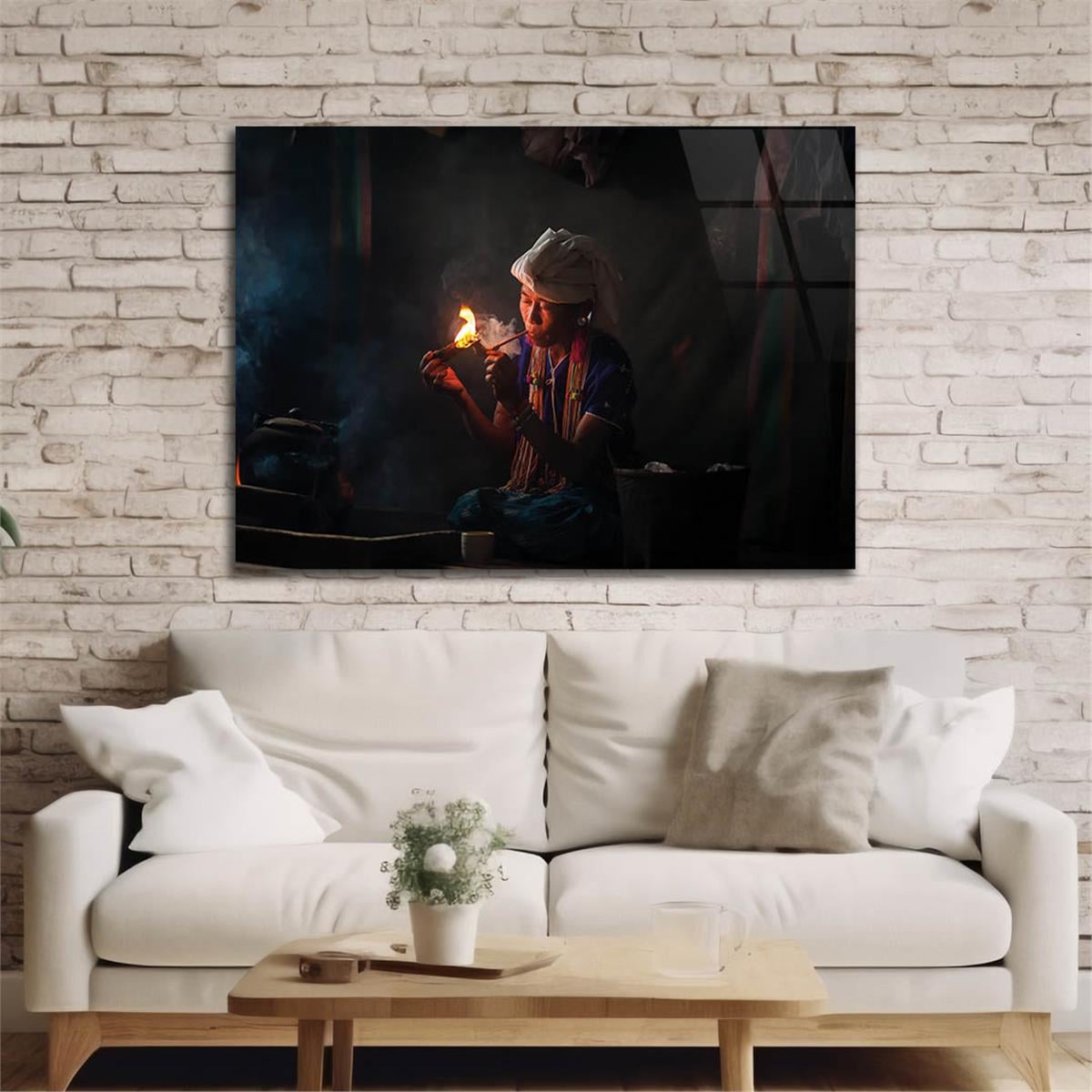 Tempered Glasss Wall Arts Natured-Themed