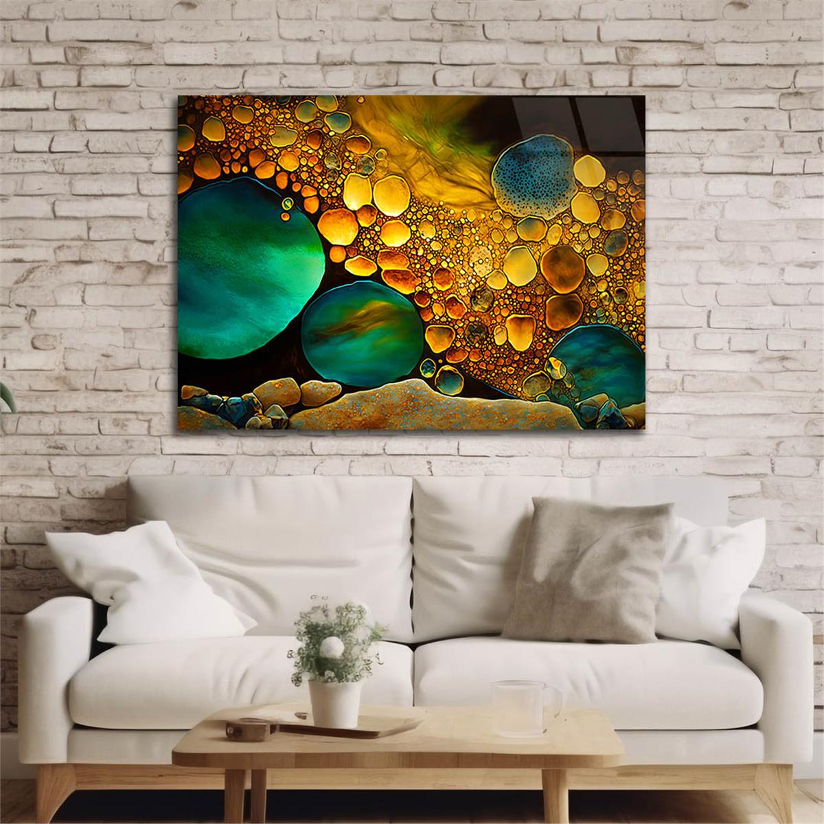 Sanat Temalı Cam Tablo 480