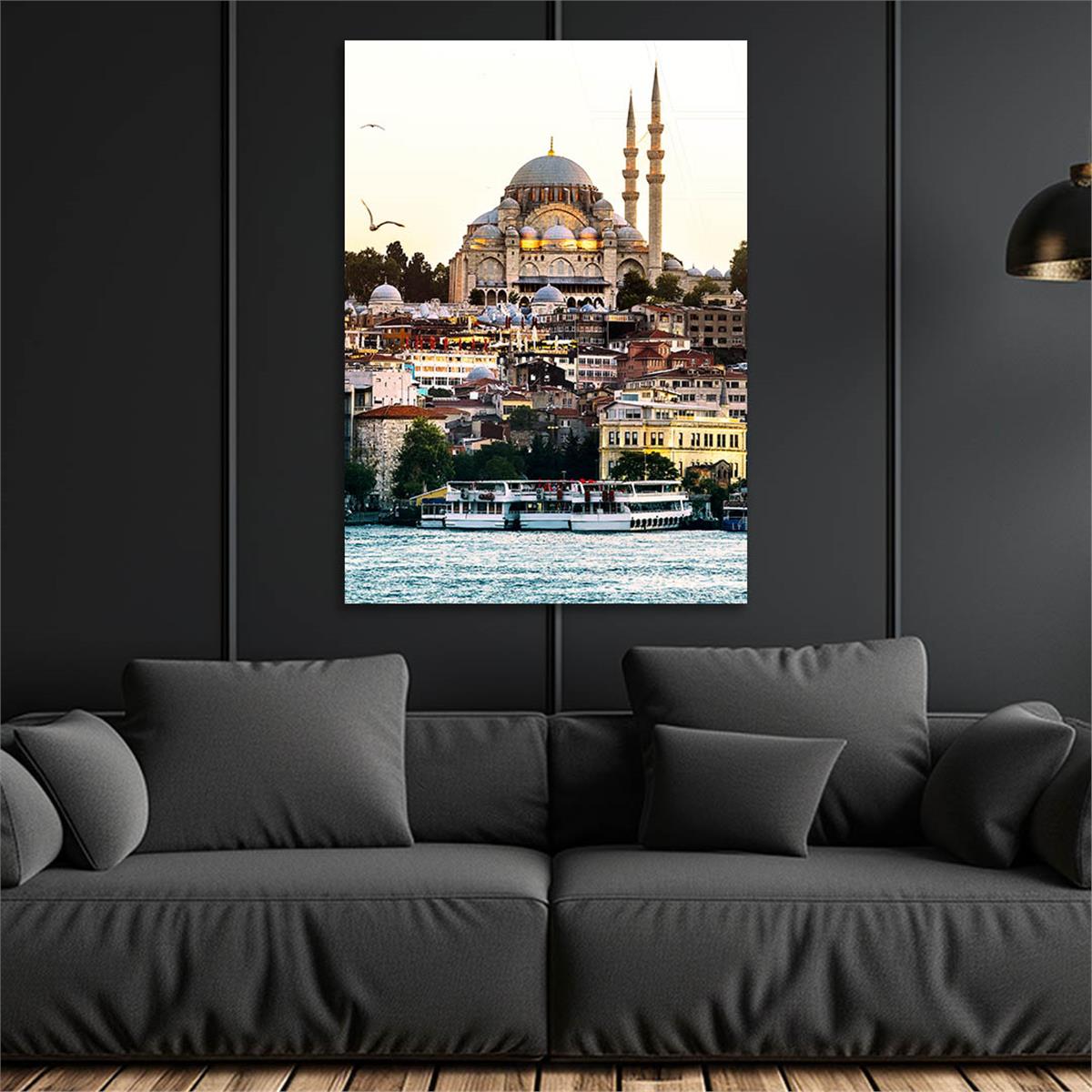 Dikey Dini Temalı Cam Tablo 236