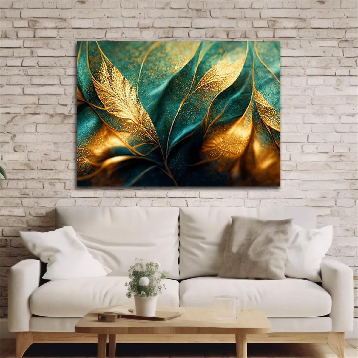 Horizontal Art-Themed Tempered Glass Wall Art 567