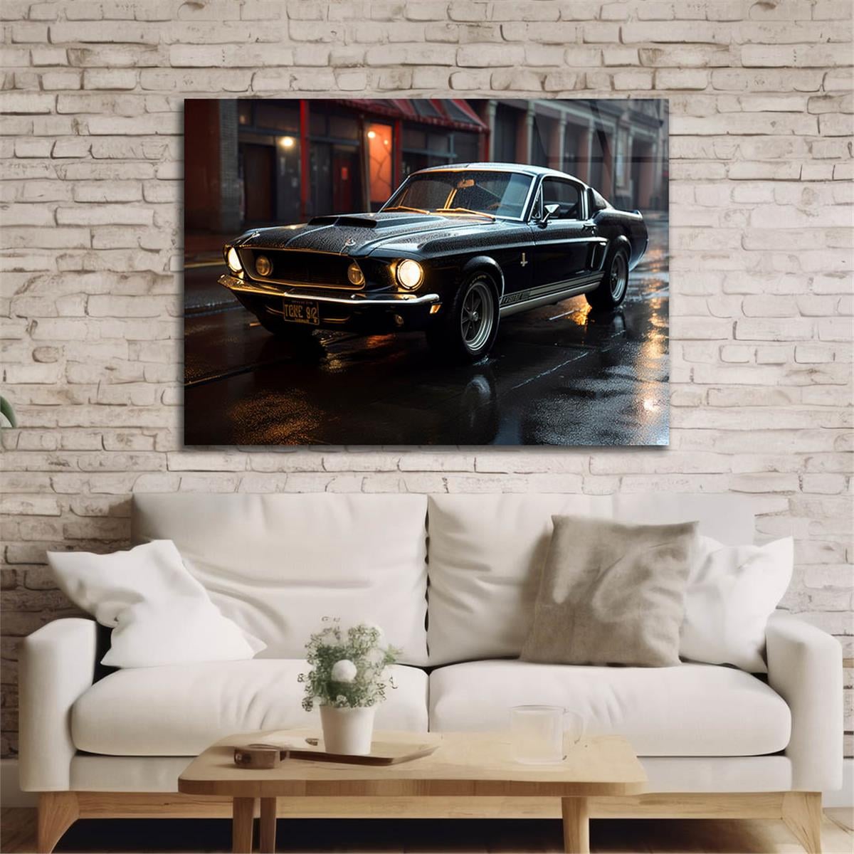 Yatay DoğaTemalı Cam Tablo 364