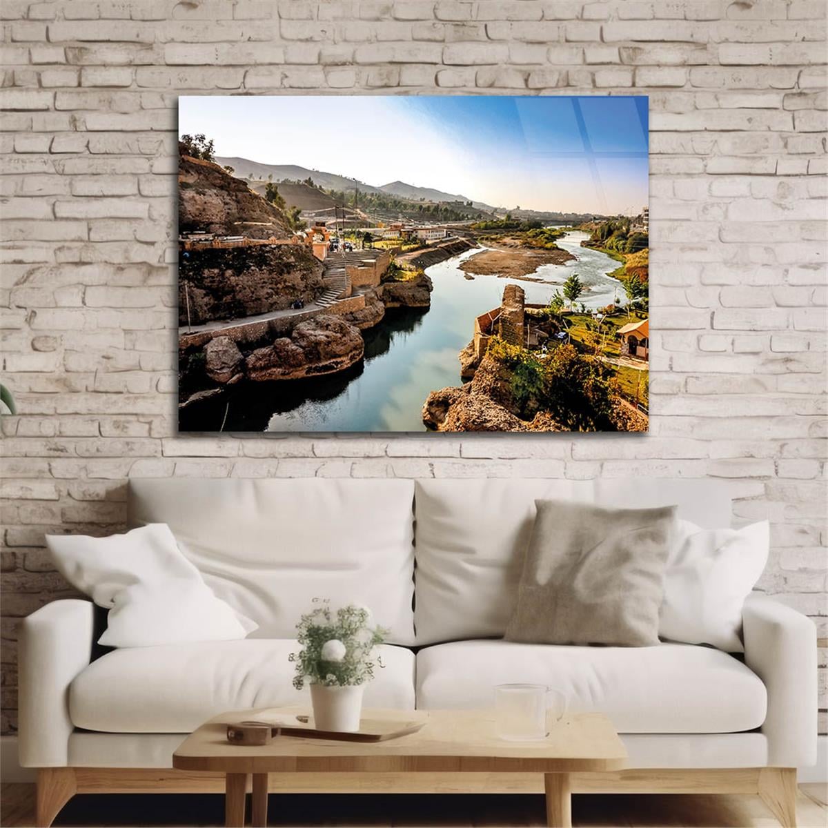 Tempered Glasss Wall Arts Natured-Themed