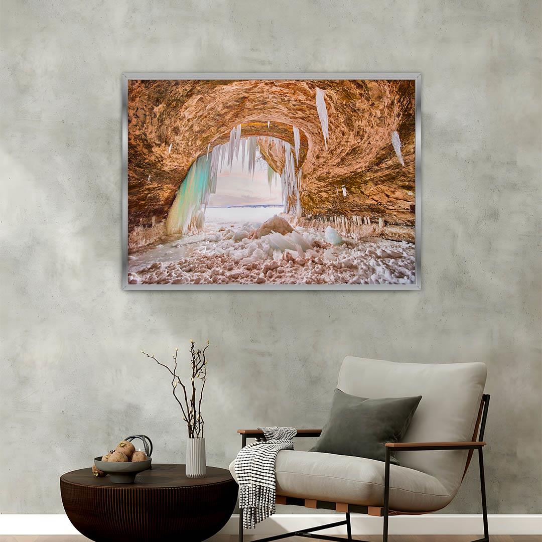 Alüminyum Çerçeveli Doğa Temalı Cam Tablo 177